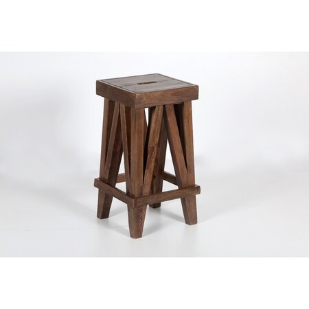 Alaterre Furniture Brookside 26"H Industrial Wood Counter-Height Stool AWBS2170
